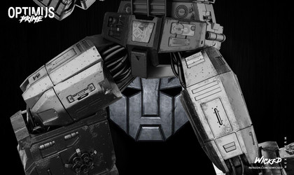 Wicked - Optimus Prime (Sculpture + Truck)/Sculpture/WICKED - Optimus Prime Statue 450mm (Images)/011823 Wicked - Optimus Prime Sculpture 012.jpg