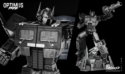 Wicked - Optimus Prime (Sculpture + Truck)/Sculpture/WICKED - Optimus Prime Statue 450mm (Images)/011823 Wicked - Optimus Prime Sculpture 01.jpg