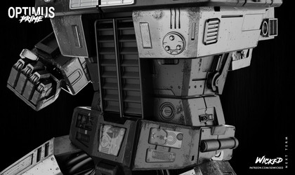 Wicked - Optimus Prime (Sculpture + Truck)/Sculpture/WICKED - Optimus Prime Statue 450mm (Images)/011823 Wicked - Optimus Prime Sculpture 010.jpg