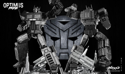 Wicked - Optimus Prime (Sculpture + Truck)/Sculpture/WICKED - Optimus Prime Statue 450mm (Images)/011823 Wicked - Optimus Prime Sculpture 03.jpg