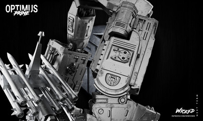 Wicked - Optimus Prime (Sculpture + Truck)/Sculpture/WICKED - Optimus Prime Statue 450mm (Images)/011823 Wicked - Optimus Prime Sculpture 018.jpg