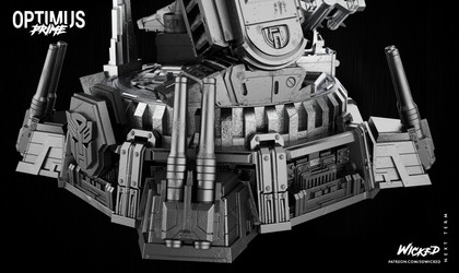 Wicked - Optimus Prime (Sculpture + Truck)/Sculpture/WICKED - Optimus Prime Statue 450mm (Images)/011823 Wicked - Optimus Prime Sculpture 016.jpg