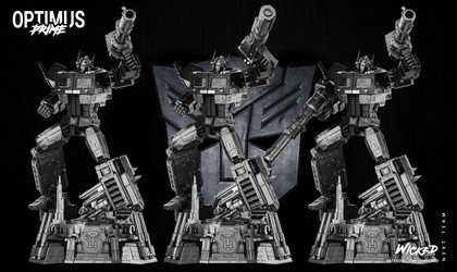 Wicked - Optimus Prime (Sculpture + Truck)/Sculpture/WICKED - Optimus Prime Statue 450mm (Images)/011823 Wicked - Optimus Prime Sculpture 033.jpg