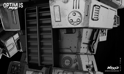 Wicked - Optimus Prime (Sculpture + Truck)/Sculpture/WICKED - Optimus Prime Statue 450mm (Images)/011823 Wicked - Optimus Prime Sculpture 021.jpg