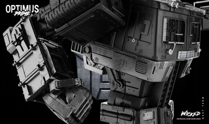 Wicked - Optimus Prime (Sculpture + Truck)/Sculpture/WICKED - Optimus Prime Statue 450mm (Images)/011823 Wicked - Optimus Prime Sculpture 011.jpg