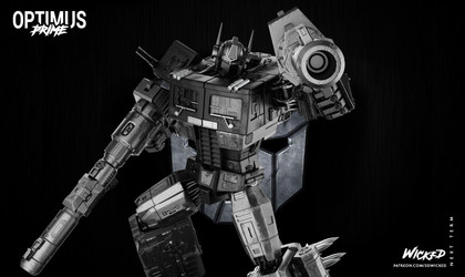 Wicked - Optimus Prime (Sculpture + Truck)/Sculpture/WICKED - Optimus Prime Statue 450mm (Images)/011823 Wicked - Optimus Prime Sculpture 038.jpg