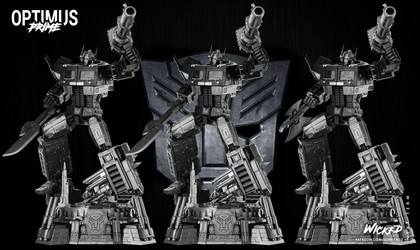 Wicked - Optimus Prime (Sculpture + Truck)/Sculpture/WICKED - Optimus Prime Statue 450mm (Images)/011823 Wicked - Optimus Prime Sculpture 034.jpg